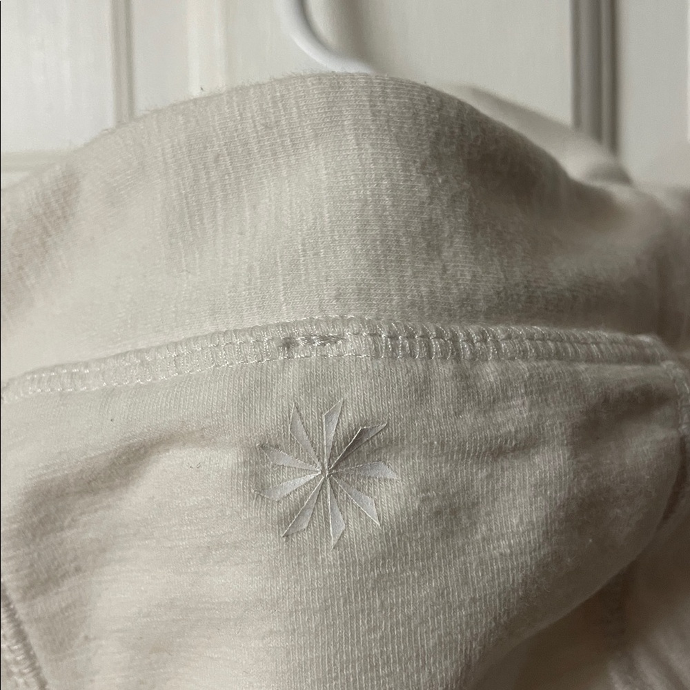 Athleta white full zip athletic golf tennis casual hoodie women’s size medium - Picture 8 of 15